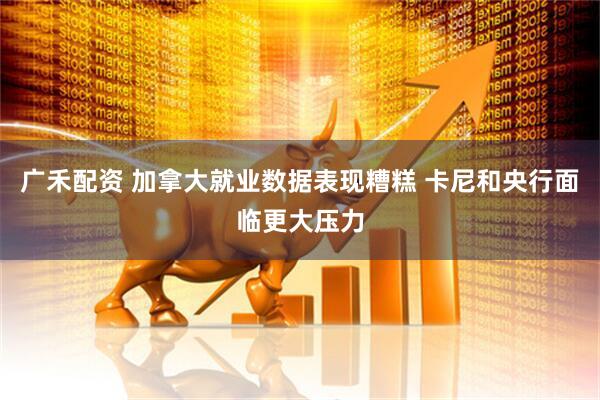 广禾配资 加拿大就业数据表现糟糕 卡尼和央行面临更大压力
