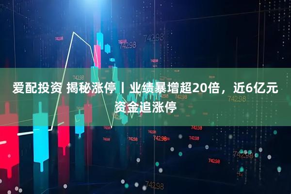 爱配投资 揭秘涨停丨业绩暴增超20倍,近6亿元资金追涨停