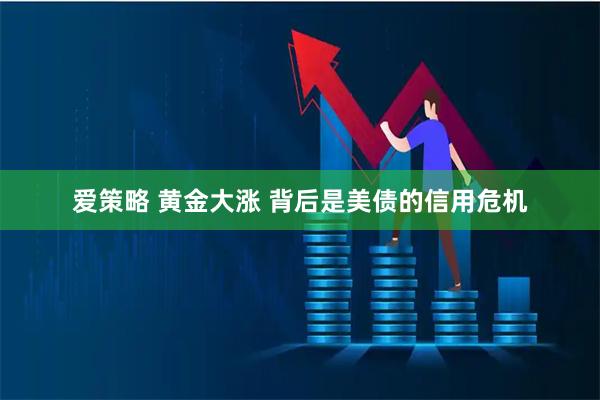 爱策略 黄金大涨 背后是美债的信用危机